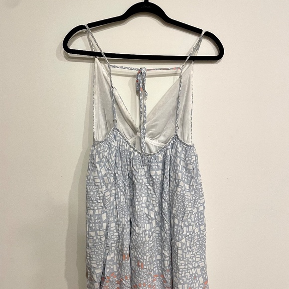 Blue open back mini dress - Picture 4 of 5